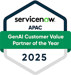 ServiceNow GenAI Customer Value Partner of the Year – APAC